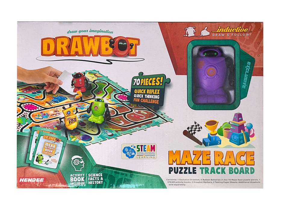 Drawbot Robot Builder with 70 Piece Puzzle Tech Outlet