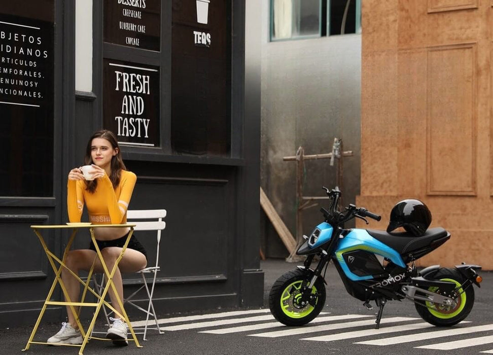 Tromox MS1200DQ Electric Motorbike (GROM Style Electric Bike) Techoutlet