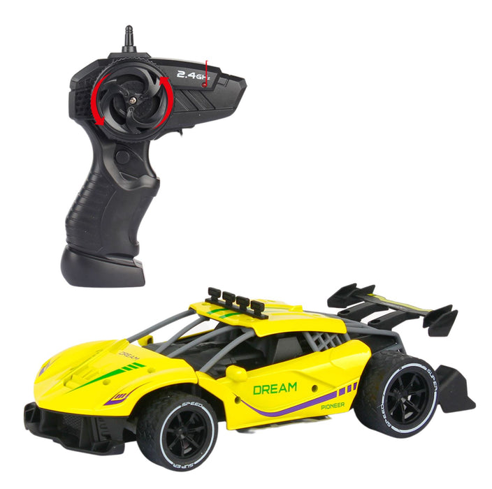 Alloy High Speed Remote Control Car - Ferrari Rafa (Mixed Colours) Toy Cars Tech Outlet Yellow