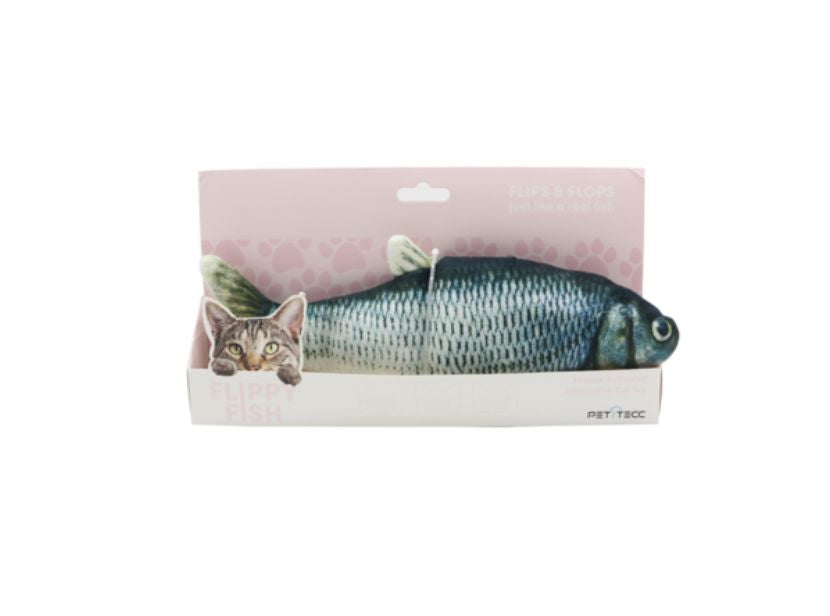 Pettecc Flippy Blue Fish Pet Toy Pettech