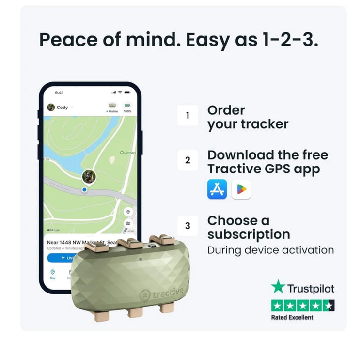 Tractive: GPS DOG XL - Green Tracker Tractive