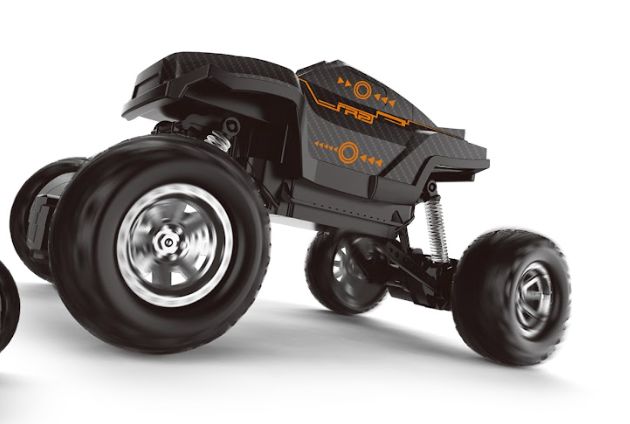 Stunt Climbing Car - Orange / Green RC CAR Techoutlet