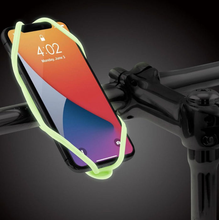 Luminous Bone Bike Tie 4 Bike Phone Mount for Handlebar Cycling Bone Collection
