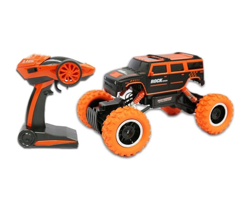 Racing Rally Rock Through RC 4WD Off Roader Orange Toy Cars Tech Outlet