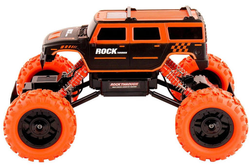 Racing Rally Rock Through RC 4WD Off Roader Orange Toy Cars Tech Outlet