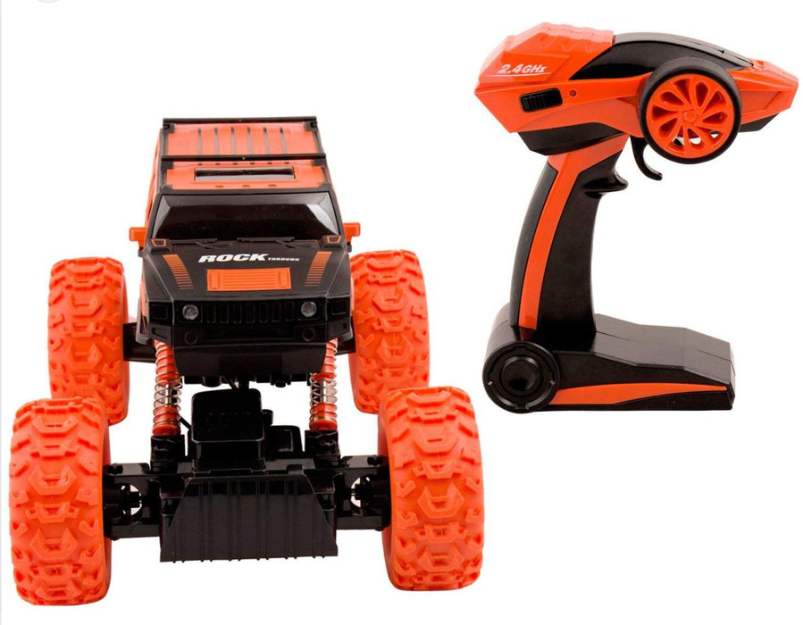 Racing Rally Rock Through RC 4WD Off Roader Orange Toy Cars Tech Outlet