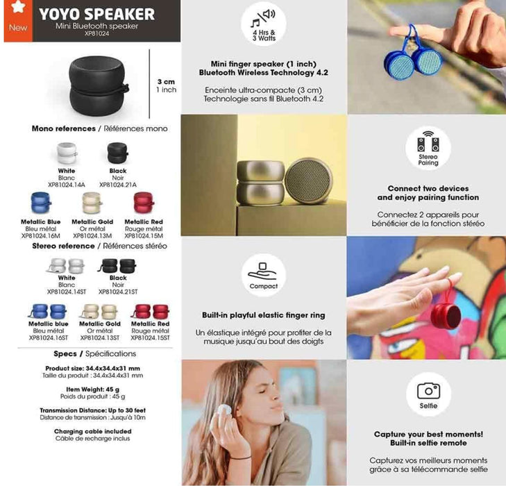 Xoopar Mini YOYO Speaker Bluetooth Speakers Xoopar