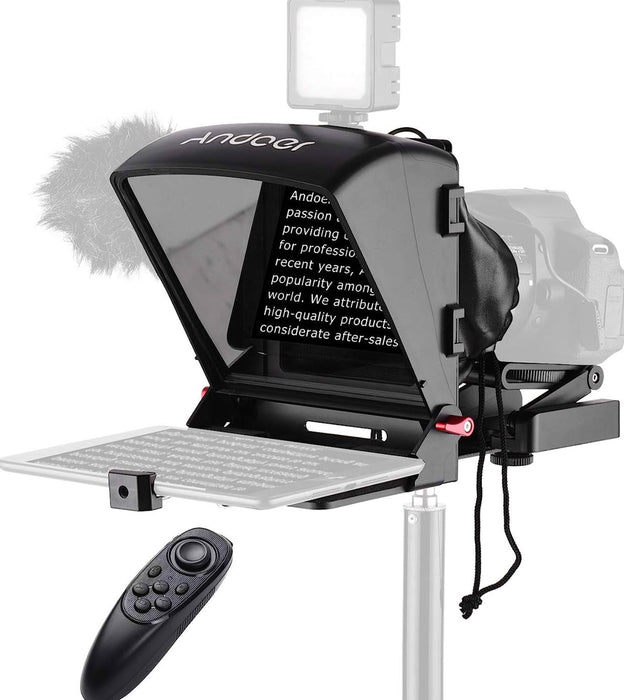 Andoer A1 Universal Portable Teleprompter Teleprompter Andoer