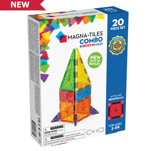 Magna-Tiles Combo - 20 Piece Micromags Micromags
