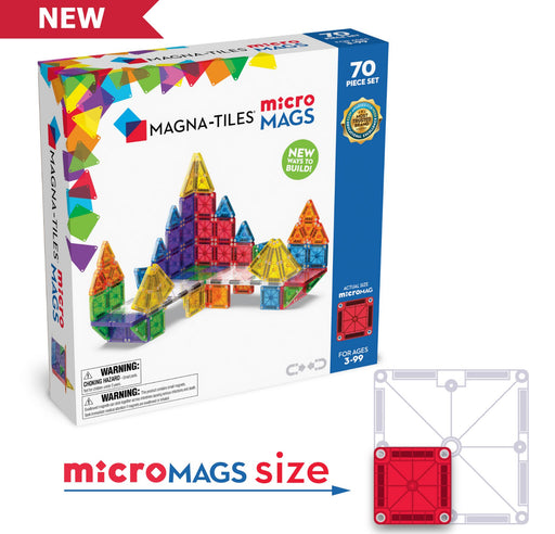 Magna-Tiles Combo - 70 Pieces Micromags Micromags