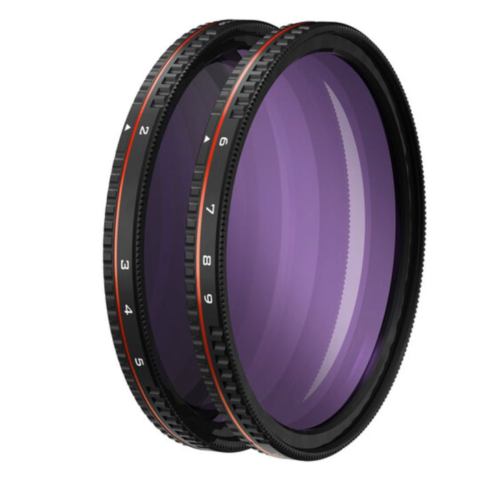 Freewell 58mm Hard-Stop Variable ND Threaded All-Day Filter Kit (2 to 5-Stop & 6 to 9-Stop) Filter FreeWell
