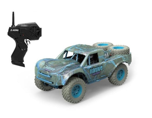 HB Toys Short Course RC Truck Silver/Blue Toy Cars Tech Outlet