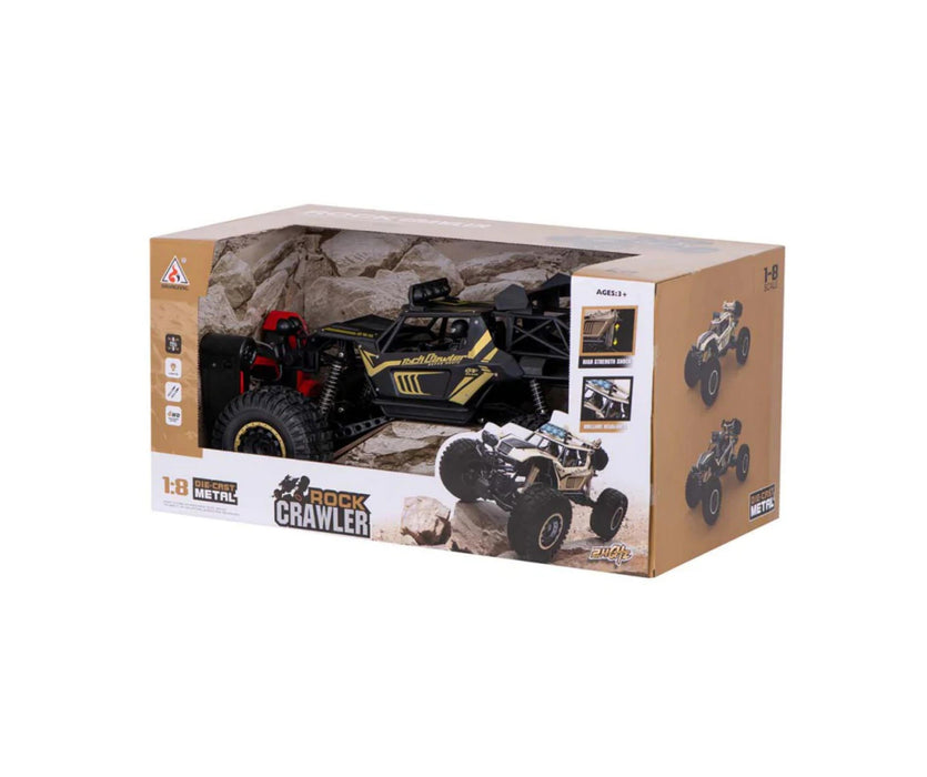 Super Large Alloy Rock Crawler 1:8 RC (Black & Brown mixed colours) 3 month warranty applies Tech Outlet