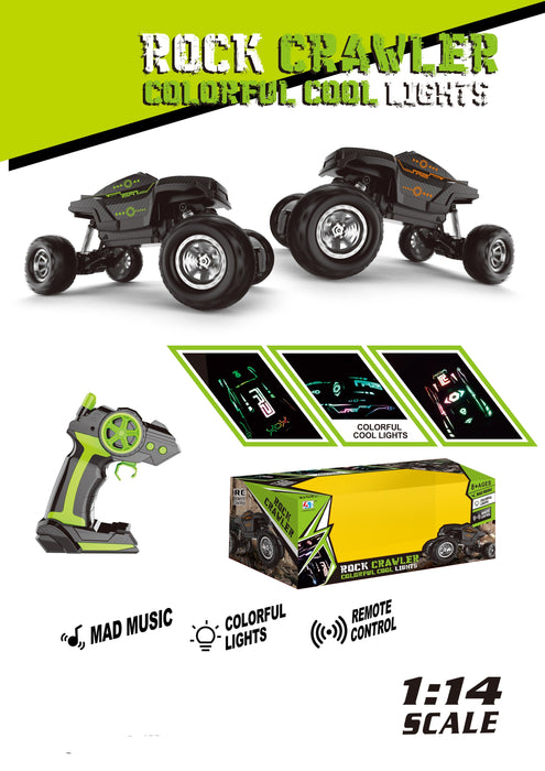 Stunt Climbing Car - Orange / Green RC CAR Techoutlet