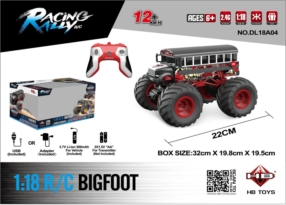 Big Foot Monster Truck - School Bus RC CAR Techoutlet