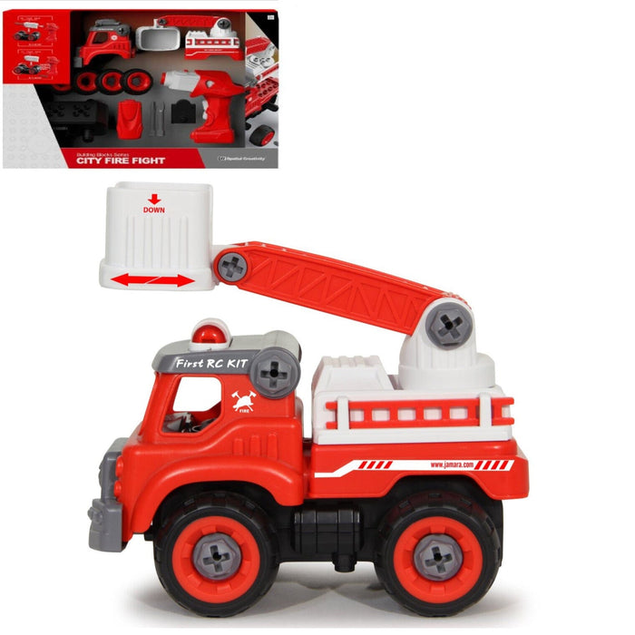 RC Truck DIY Construction Set - City Fire Truck Tech Outlet