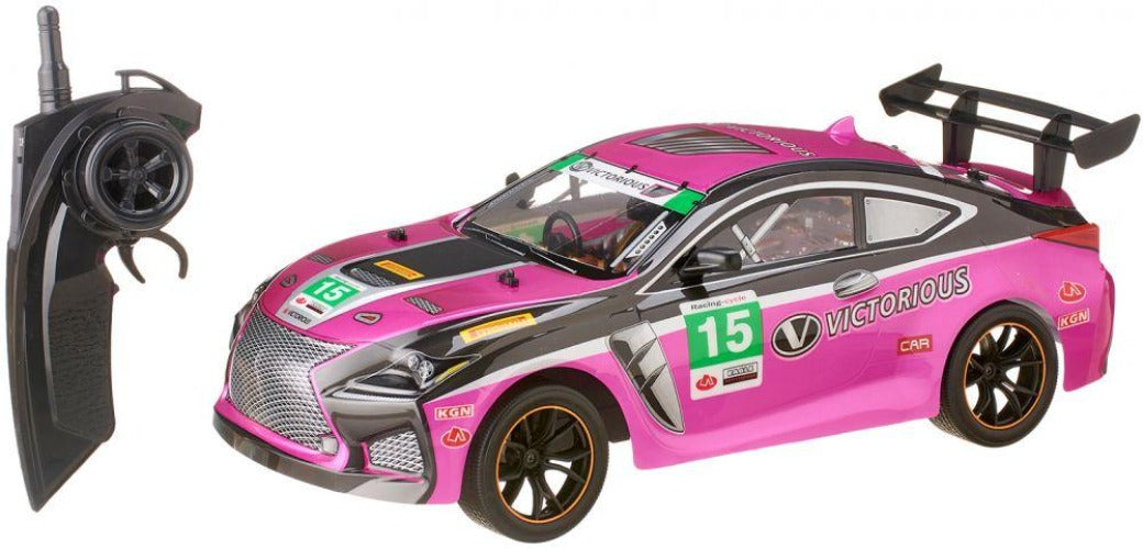 2.4 GHz High Speed Racing RC Car 1:10 Size (mixed gold & pink colours) 3 month warranty applies Tech Outlet