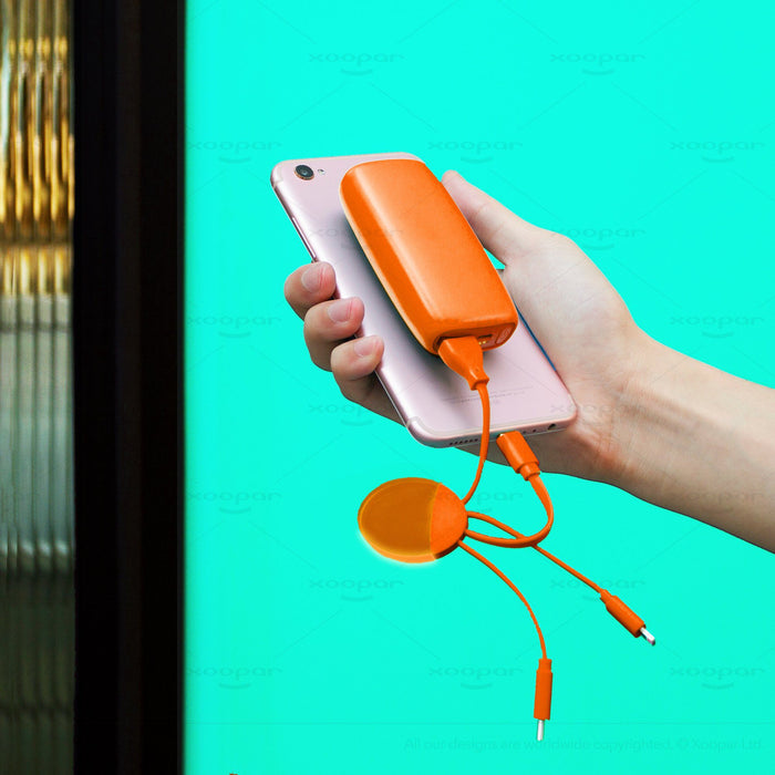 Xoopar Weekender Power Pack : Multi phone Charging cable & Power bank - select your colour! 6 month warranty applies Xoopar