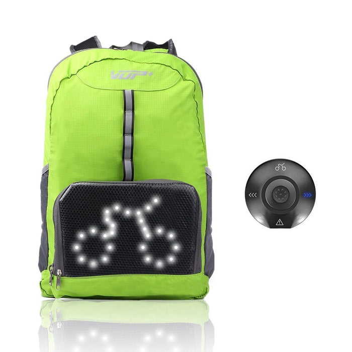 Lightweight Cycling Backpack with LED Lighting indicators 12 month warranty applies Tech Outlet