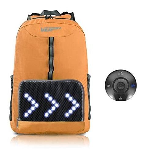 Lightweight Cycling Backpack with LED Lighting indicators 12 month warranty applies Tech Outlet