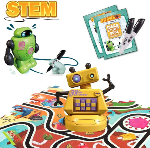 Drawbot Robot Builder with 70 Piece Puzzle 3 month warranty applies Tech Outlet