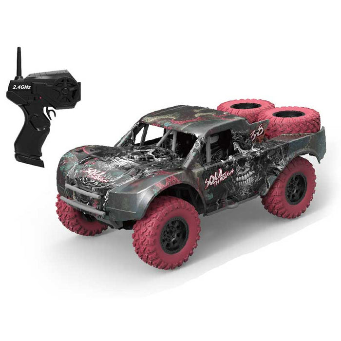 HB Toys Short Course RC Truck Silver/Pink 3 month warranty applies Tech Outlet