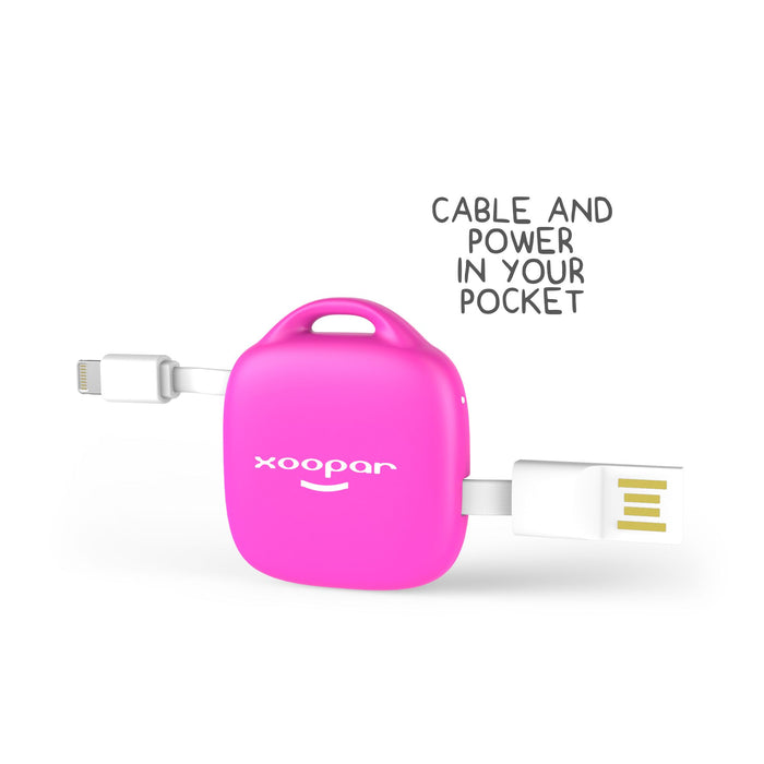 Xoopar Hug Booster : Charging Cable & Emergency Power Bank 6 month warranty applies Xoopar