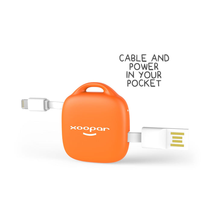 Xoopar Hug Booster : Charging Cable & Emergency Power Bank 6 month warranty applies Xoopar