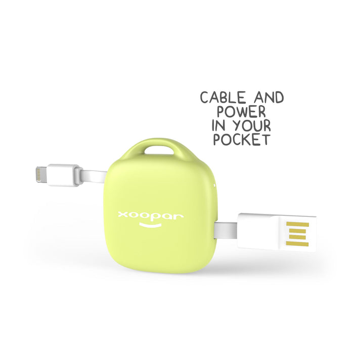Xoopar Hug Booster : Charging Cable & Emergency Power Bank 6 month warranty applies Xoopar