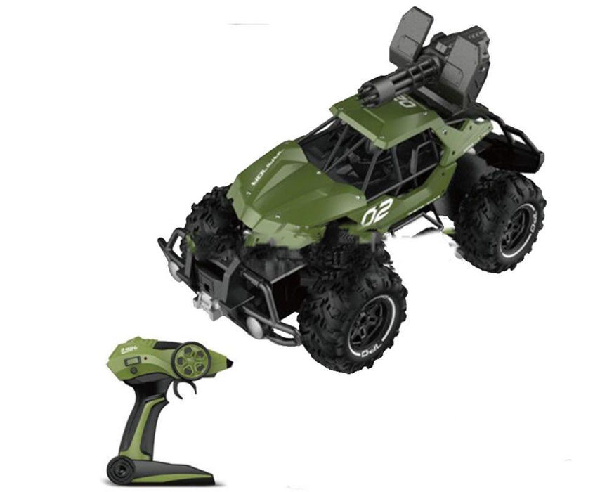 Offroad Missile Firing RC Rock Crawler Buggy 1:12 (Green) 3 month warranty applies Tech Outlet