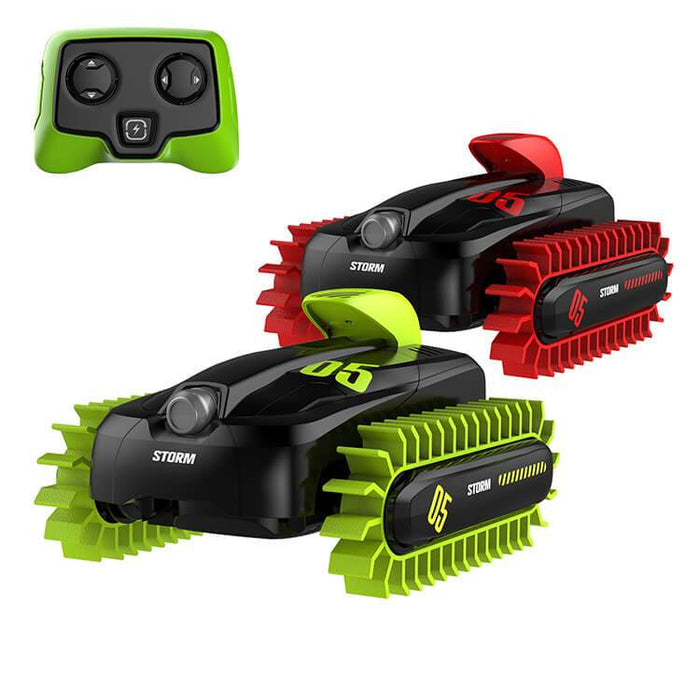 Amphibious Offroad Stunt Vehicle with Tracks : Go where no other vehicle can go! 3 month warranty applies Tech Outlet