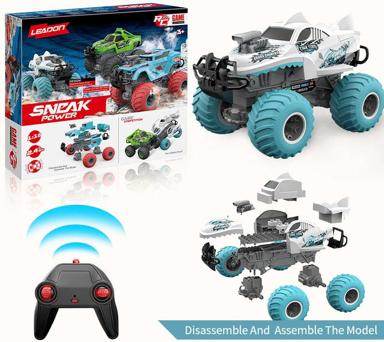 2.4G 1:16 large-wheel cross-country White Smash & Bash! (including battery) 3 month warranty applies Tech Outlet