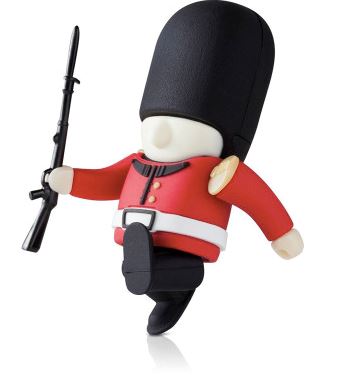 Queens Guard USB Stick 16GB Bone Collection