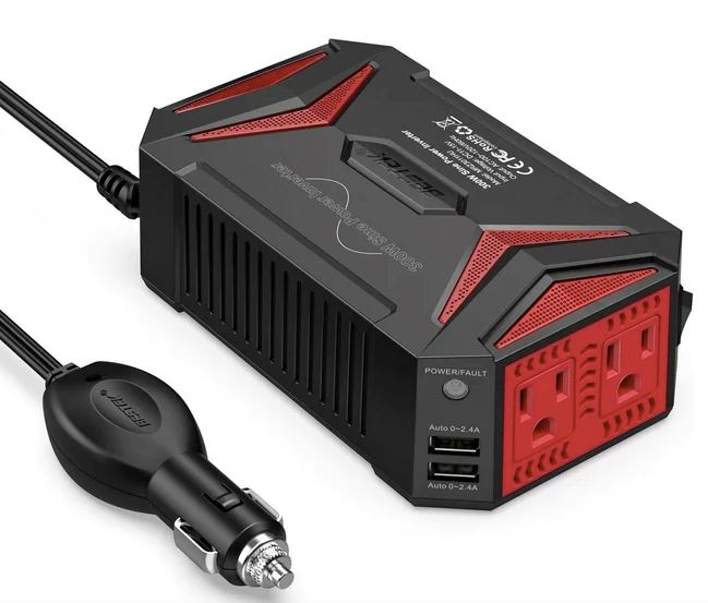 Quality 300W Pure Sine Wave 12V Portable Power Inverter Tech Outlet