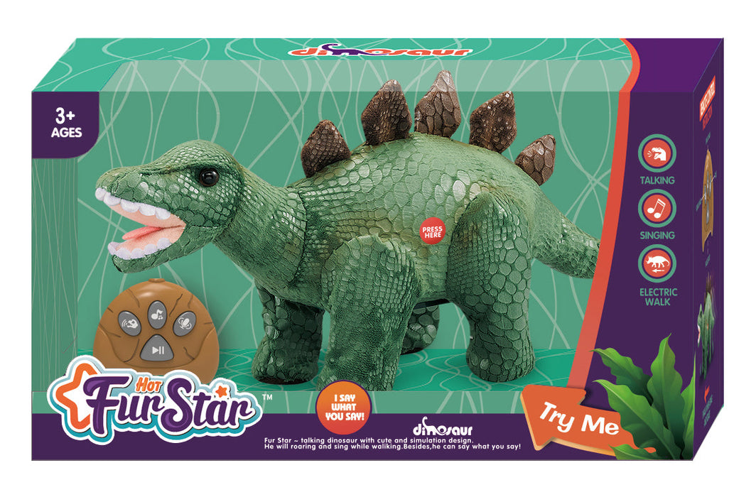 Simulation Plush Remote Stegosaurus Tech Outlet