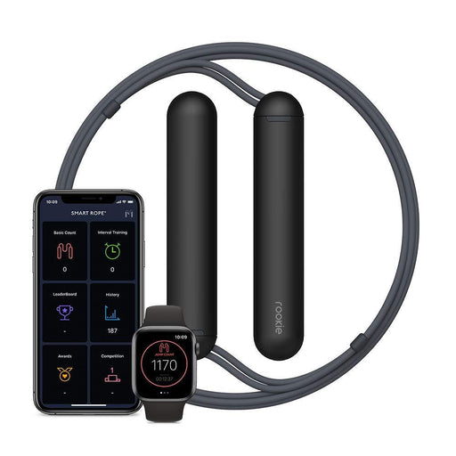 Smart rope ROOKIE - Connected Smart Jump Rope - with Jump Count & Calorie Burn 12 month warranty applies Tangram