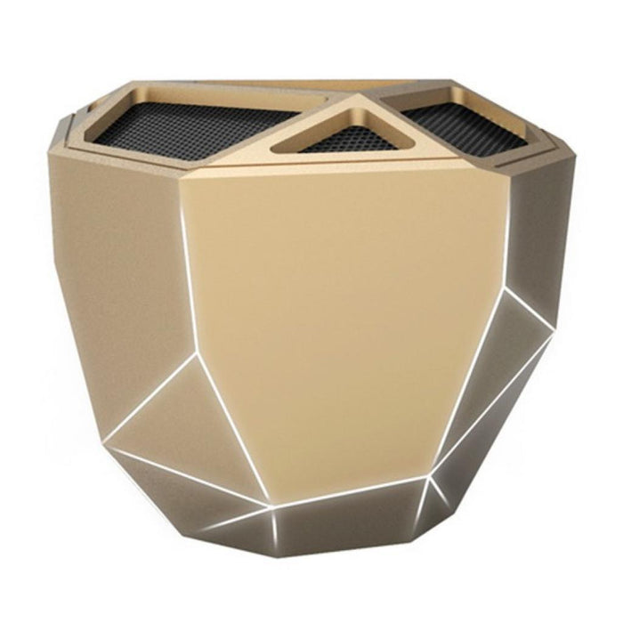 Xoopar GEO Wireless Bluetooth Speaker : Gold 12 month warranty applies Tech Outlet