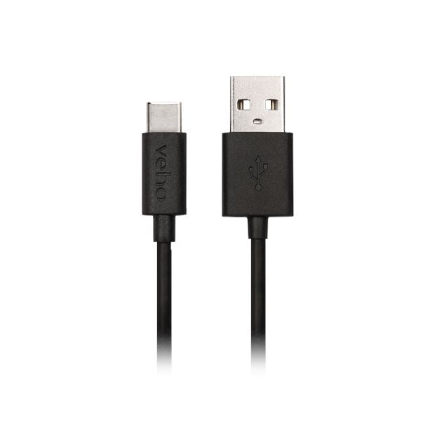 Veho USB-A to USB-C™ Charge and Sync Cable - 0.2m/0.7ft Portable Power Accessories Techoutlet