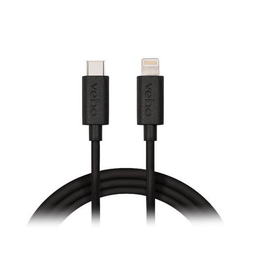 Veho USB-C™ to Lightning Charge and Sync Cable (1m/3.3ft) Portable Power Accessories Techoutlet