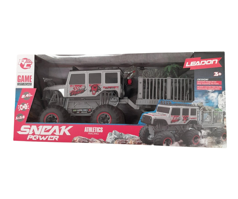 Large Wheeled Off Road Vehicle Grey With Tow Bar (TREX - Tree) Tech Outlet