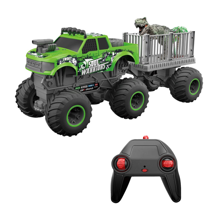 Large Wheeled Off Road Vehicle Green with Tow Bar (TREX - Tree) Tech Outlet