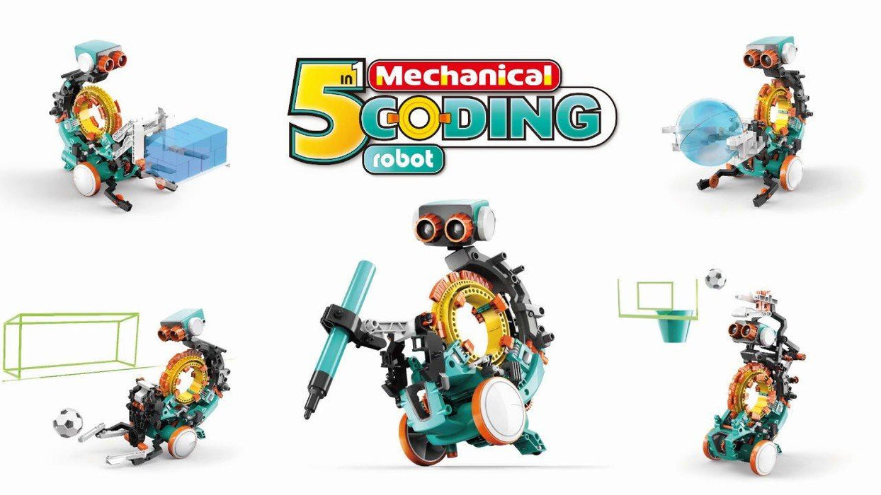 5 in 1 Mechanical Coding Robot 3 month warranty applies Tech Outlet