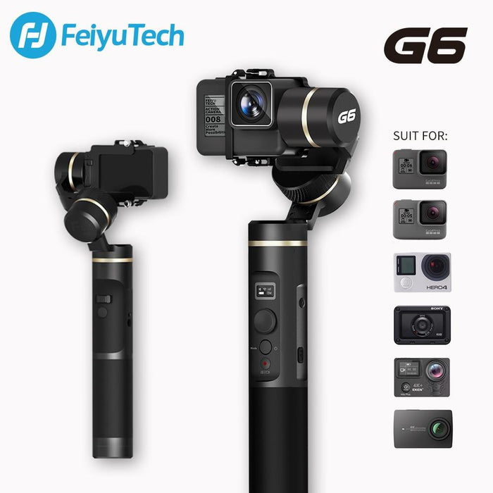 FeiyuTech G6 Handheld Splashproof Gimbal - for latest Gopro Hero 8 12 month warranty applies Feiyutech