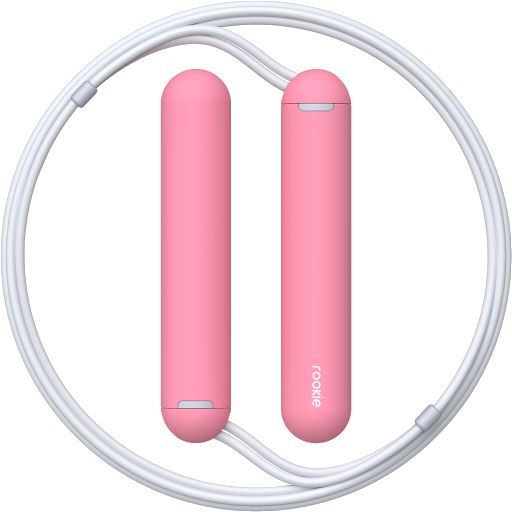 Smart rope ROOKIE - Connected Smart Jump Rope - with Jump Count & Calorie Burn 12 month warranty applies Tangram Pink