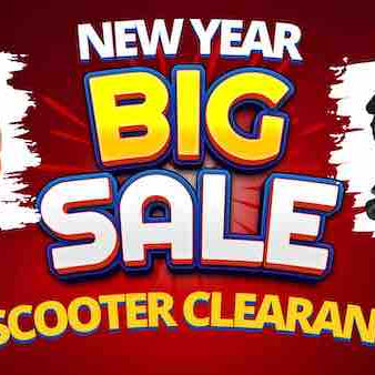 New Year Electric Scooter Clear Out Sale!
