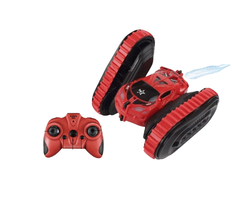 Spray Stunt Car - Rechargeable RC CAR Techoutlet Red 
