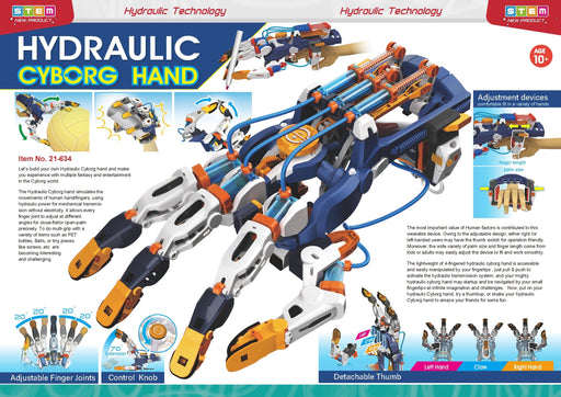 Hydraulic Cyborghand Toy STEAM 