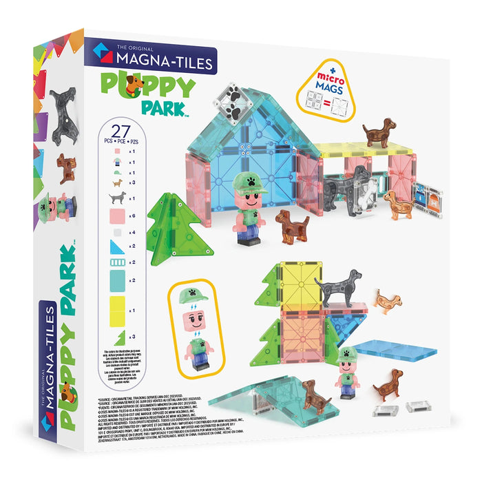 Magna-Tiles Puppy Park - 27 Pieces Micromags Micromags 