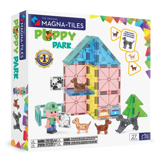 Magna-Tiles Puppy Park - 27 Pieces Micromags Micromags 