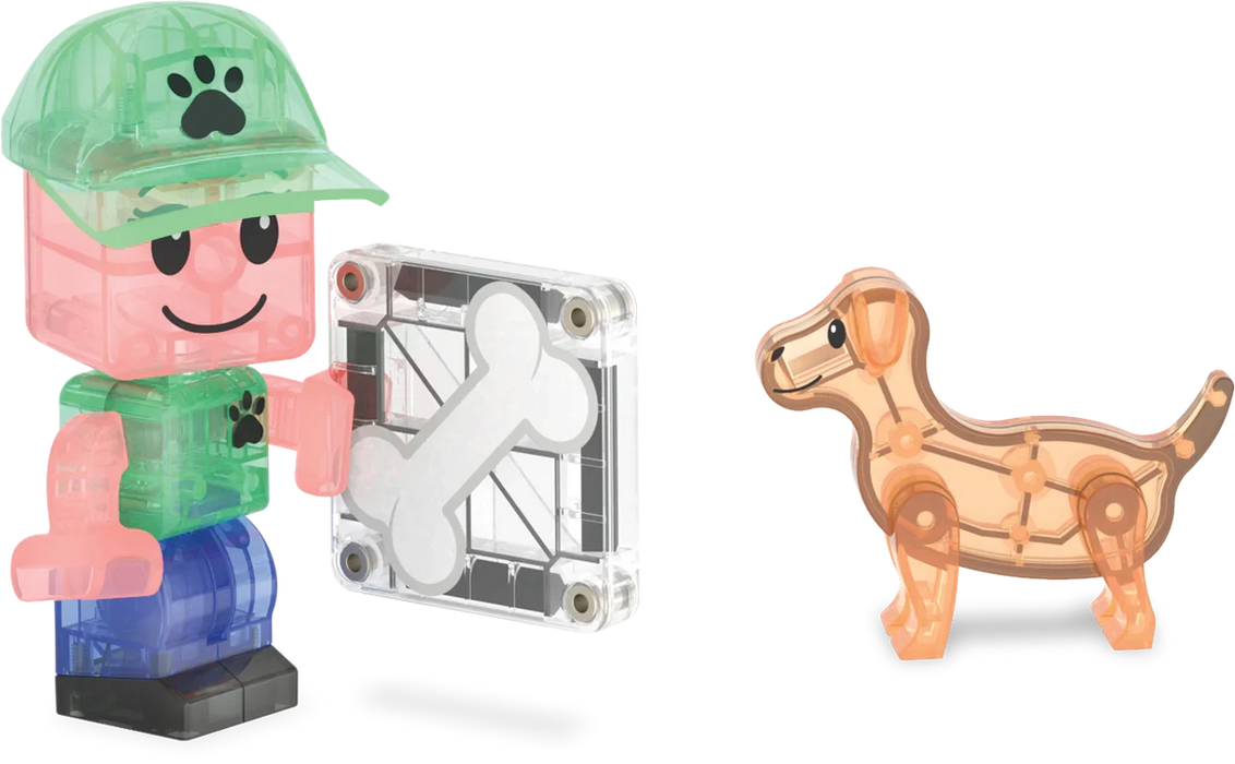 Magna-Tiles Puppy Park - 27 Pieces Micromags Micromags 